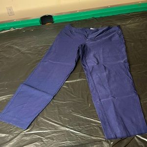 CATO 16 women’s pull in stretchy navy blue pants used good condition